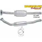 Катализатор MAGNAFLOW AMI9T 86045D Peugeot 306 1 (7E, N3, N5) Универсал 1.9 TD 90 л.с. 1997 – 2002 RMPO4 G