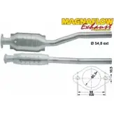 Катализатор MAGNAFLOW 48FZT F X1KKO 86362D Renault Laguna (B56) 1 Хэтчбек 2.2 dT (B569) 113 л.с. 1996 – 2001