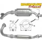 Катализатор MAGNAFLOW OK5W J CFYEWY Saab 9-5 (YS3E) 1 Универсал 2.0 t BioPower 150 л.с. 2006 – 2009 86827