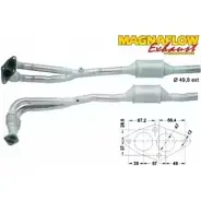 Катализатор MAGNAFLOW 2723666 1O3JB Q TJ3I0 88812