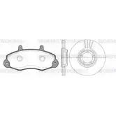 Комплект тормозов, дисковый тормозной механизм WOKING RSA8 291300 K45CNQS 2740392 82913.00