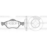 Комплект тормозов, дисковый тормозной механизм WOKING P6YMQ RSA866630 0 86663.00 2740473
