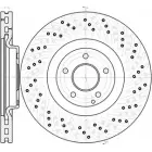 Тормозной диск WOKING S402QE 2741031 D61124.10 DSA61124 10
