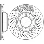 Тормозной диск WOKING D61196.10 DC00G DSA611961 0 2741110