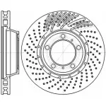 Тормозной диск WOKING D61196.11 5K5L5ZW DS A6119611 2741111