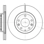 Тормозной диск WOKING RJZ6S D61215.10 DSA61215 10 2741130