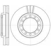 Тормозной диск WOKING DSA6 126210 D61262.10 Audi A8 (D2) 1 1994 – 2002 8ZJ3RF
