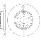 Тормозной диск WOKING Audi A4 (B8) 4 Универсал DSA6 129210 SFNCBGG D61292.10