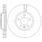 Тормозной диск WOKING DSA6 142010 Volkswagen Caravelle (T5, 7H) 5 Автобус 2.0 BiTDI 4motion 180 л.с. D61420.10 0NQXME