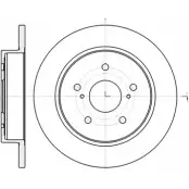 Тормозной диск WOKING Suzuki Kizashi DSA6 148000 6VFV6T D61480.00