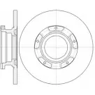 Тормозной диск WOKING D61566.00 9A0ZPSG Ford Transit 8 (V363) Грузовик 2.2 TDCi RWD 100 л.с. 2013 – 2024 DSA6 156600