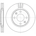 Тормозной диск WOKING D6449.10 Peugeot 406 1 (8C) Купе DSA644 910 U3ODS