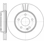 Тормозной диск WOKING D6495.10 15HTPJ 2741898 DSA6495 10