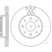 Тормозной диск WOKING D6517.10 PVCRZBM 2741921 D SA651710