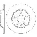 Тормозной диск WOKING Volkswagen Transporter (T4) 4 Автобус 2.4 D Syncro 78 л.с. 1992 – 1998 3CDP24A D6558.00 DSA65 5800