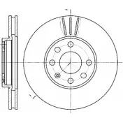 Тормозной диск WOKING Opel Astra (G) 2 Хэтчбек 2.0 DTI 16V (F08. F48) 101 л.с. 1999 – 2005 WK5KPY DSA6 57210 D6572.10