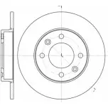 Тормозной диск WOKING D6630.00 DS A663000 I69CKD3 Citroen C2 1 (JM, PF1) 2003 – 2009