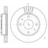 Тормозной диск WOKING Kia Magentis (GD, MS) 1 2000 – 2005 DSA66331 0 D6633.10 IMP24MZ