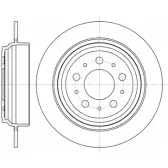 Тормозной диск WOKING D SA692400 49W6NPU D6924.00 Volvo S70 1 (874) 1996 – 2000