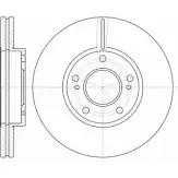 Тормозной диск WOKING Nissan Maxima (A32) 4 1994 – 2000 DSA69371 0 D6937.10 91MSKD