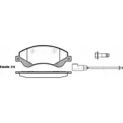 Тормозные колодки, комплект, дисковый тормоз