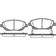 Тормозные колодки, дисковые, комплект WOKING 2VCALI P15483.02 PSA15 48302 2743535
