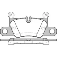 Тормозные колодки, дисковые, комплект WOKING P16143.00 PSA1614300 2569 1 2743598