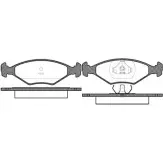 Тормозные колодки, дисковые, комплект WOKING D3 50-7242 2743727 P2013.00 PSA201300