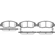 Тормозные колодки, дисковые, комплект WOKING 2743778 D764-7573 P2243.12 D465A -7573
