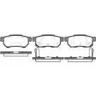 Тормозные колодки, дисковые, комплект WOKING XEZ4MI P3333.64 2743989 PSA33336 4