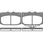 Тормозные колодки, дисковые, комплект WOKING D5 85-7465 PSA528302 P5283.02 2744332