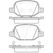 Тормозные колодки, дисковые, комплект WOKING 25653 2744473 P6273.52 2 5652