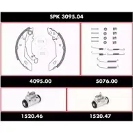 Комплект тормозов, барабанный тормозной механизм WOKING SPK 3095.04 B3JRSXB 2744984 SSA30950 4