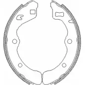 Тормозные колодки, комплект WOKING UAUUXBD ZSA4 06700 Z4067.00 2745204