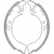 Тормозные колодки, комплект WOKING ZHT8X Z4102.00 2745255 ZSA41020 0