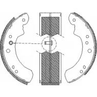 Тормозные колодки, комплект WOKING Z SA411200 Z4112.00 2745266 HCG8VD