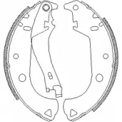 Тормозные колодки, комплект WOKING 2745281 Z4125.01 ZSA 412501 MQBRYA