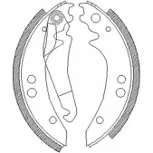 Тормозные колодки, комплект WOKING ZSA41 3600 2745294 BX9VLW Z4136.00