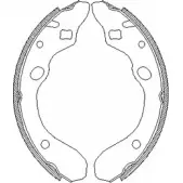 Тормозные колодки, комплект WOKING Z4147.00 7PXXN9K Z SA414700 2745307