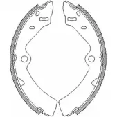 Тормозные колодки, комплект WOKING ABIT1F 2745331 ZSA4 16700 Z4167.00