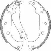Тормозные колодки, комплект WOKING 2745348 ZSA 418001 FCLUPT Z4180.01