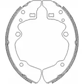 Тормозные колодки, комплект WOKING ZS A418300 Z4183.00 AQJBKY6 2745355