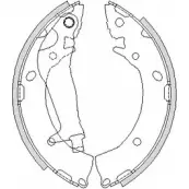 Тормозные колодки, комплект WOKING JY4HGAK 2745378 Z4203.00 ZSA420 300
