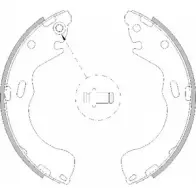 Тормозные колодки, комплект WOKING 2745386 ZSA4210 00 Z4210.00 X1QSW