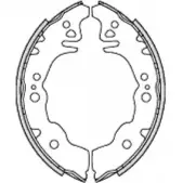 Тормозные колодки, комплект WOKING Z4230.00 2745408 ZSA4230 00 6TYXND