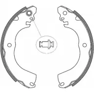 Тормозные колодки, комплект WOKING 2RQ8AM 2745436 ZSA 425700 Z4257.00