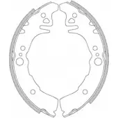 Тормозные колодки, комплект WOKING ZSA42 6800 Z4268.00 N2287SD 2745443