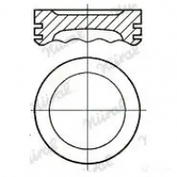 Поршень NURAL 87-436900-15 MFCE HZF 1418692888