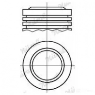 Поршень NURAL 1869551 4044197441860 LQPX MNX 87-154300-00