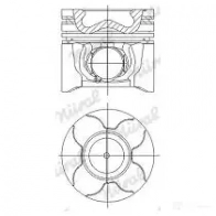 Поршень NURAL 4044197625345 87-135300-10 VK74 1L Peugeot Bipper Tepee